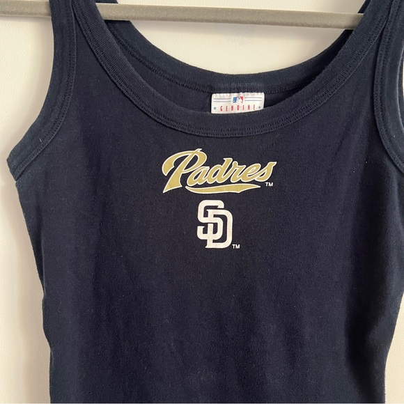 San Diego Padres MLB Genuine Merchandise Women's Blue Tank Top-Size Small - Picture 2 of 7